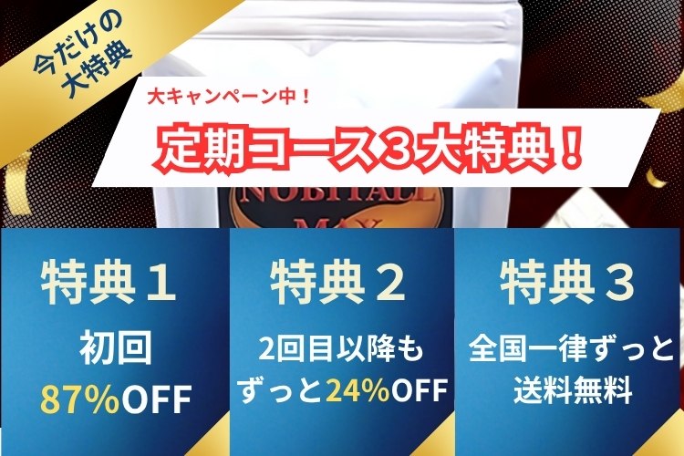 定期コース3大特典